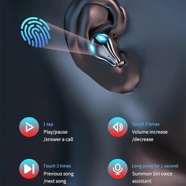 X9 Wireless Earphones HiFI Sound Headphone Bluetooth-compatible Earbuds Waterproof Headsets With Microphone 2000mAh Charging Box
