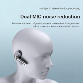 YYK525 Wireless Bluetooth-compatible Earphone Handsfree Business Headset Mini Earbuds Built-in Mic for Car Driving

