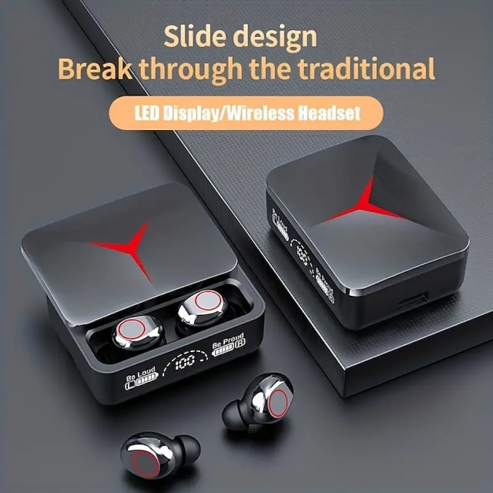 New M90 TWS Wireless Earphone HiFi Stereo Earphone Noise-Cancelling Touch Control Earbuds Built-in HD Mic With Charging Case
New M90 TWS Wireless Earphone HiFi Stereo Earphone Noise-Cancelling Touch Control Earbuds Built-in HD Mic With Charging Case
