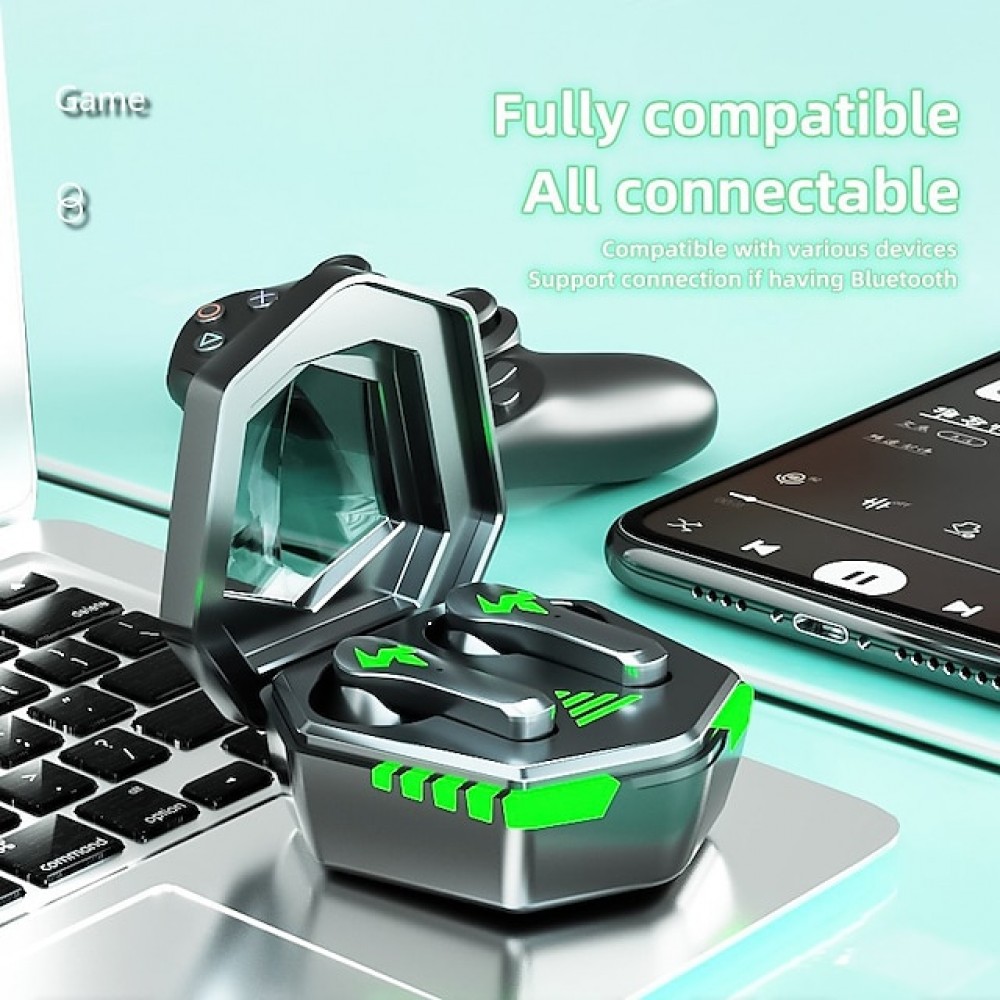 N35 TWS Wireless Gaming Headphones Waterproof Sport Headset Touch Control Wireless Earbuds Noise Cancellation Bluetooth Earphones for Driving Headset
N35 TWS Wireless Gaming Headphones Waterproof Sport Headset Touch Control Wireless Earbuds Noise Cancellation Bluetooth Earphones for Driving Headset